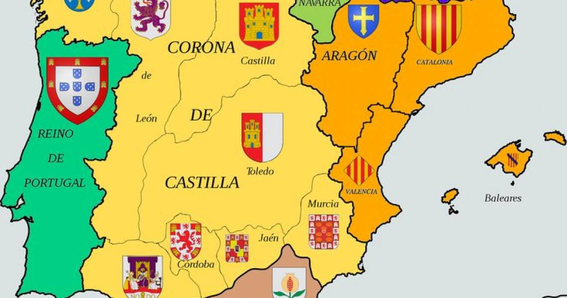 Diferenças entre Portugal e Espanha  38a96d23137d8ce2e8b8b8a04064cd82-map-of-france-coat-of-arms